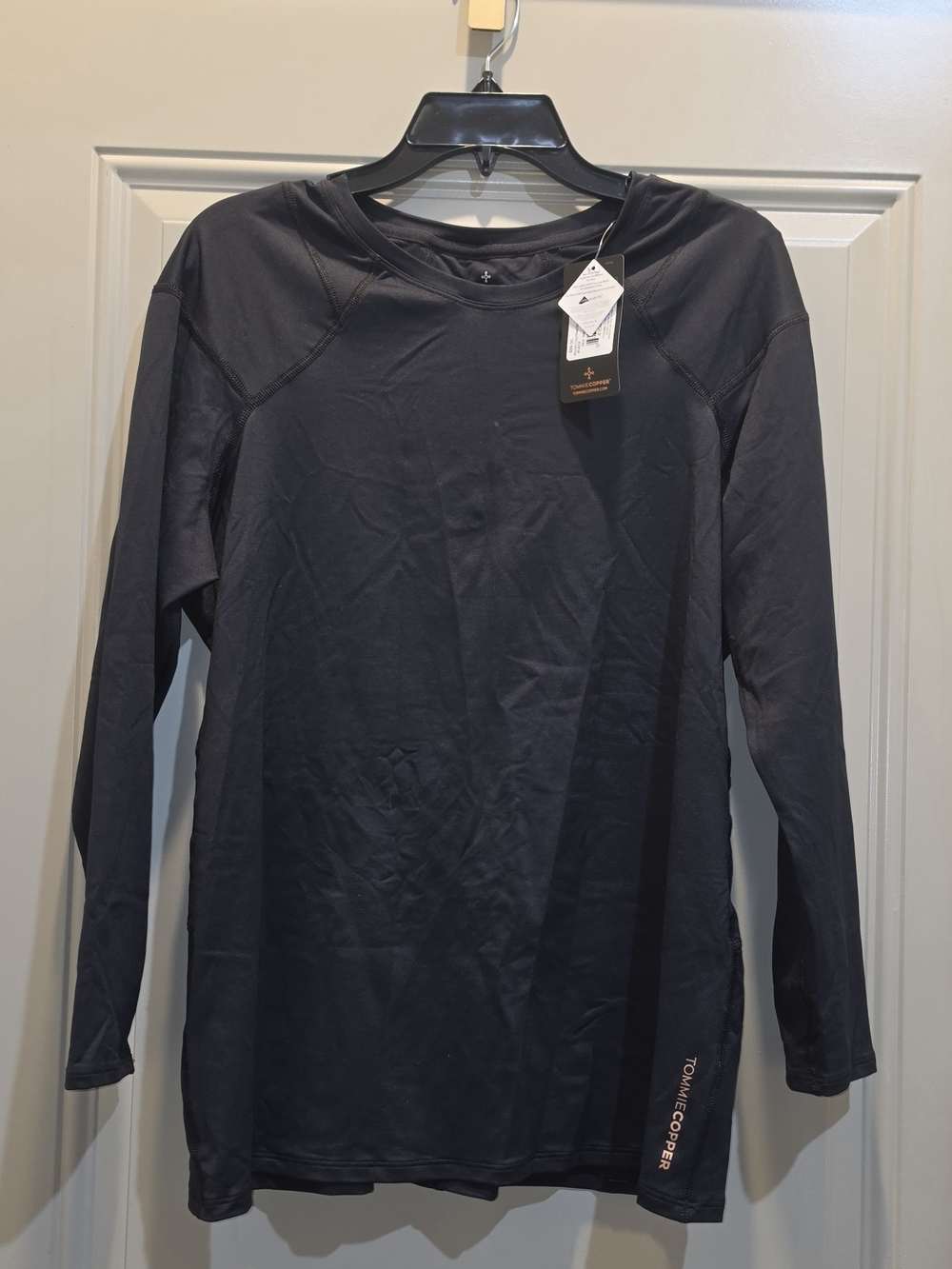 Tommie Copper Black Compression Long Sleeve Performance Top
